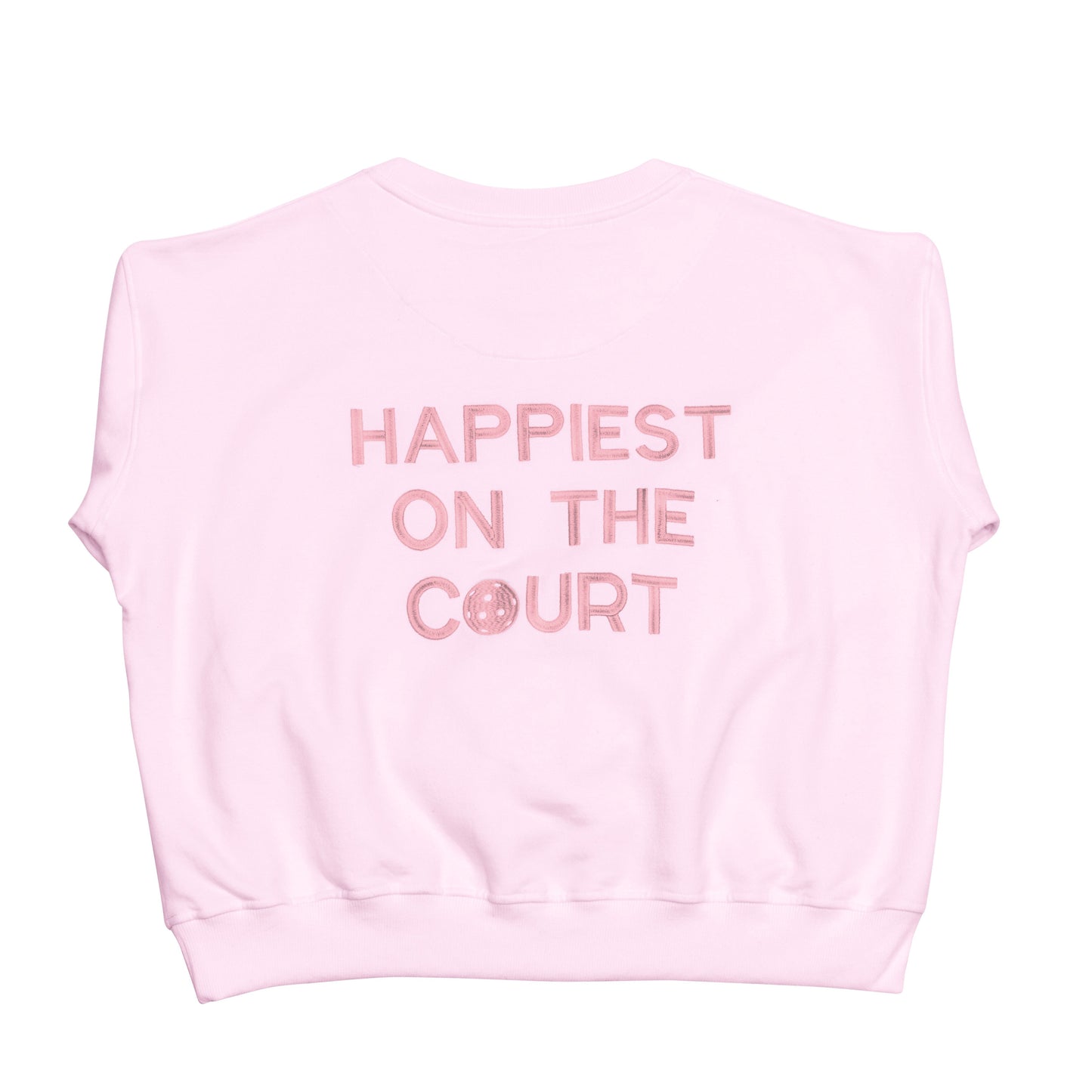 Happiest on the Court® pickleball sweatshirt