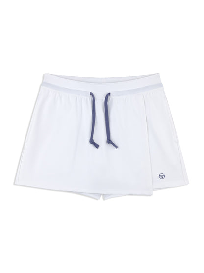 Agata Wrap Skort- Brilliant White