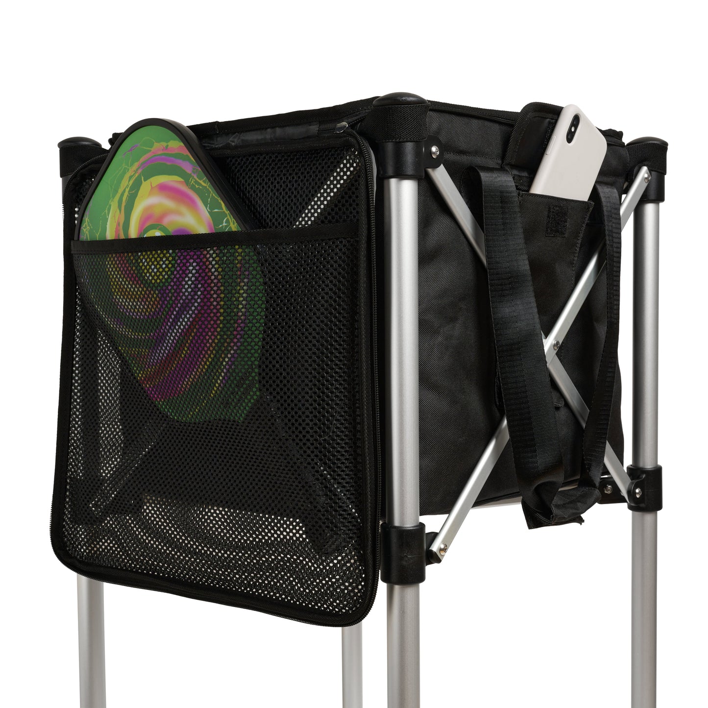 Ball Tote - Green Replacement Bag for Tennis and Pickleball Pro Teaching Cart