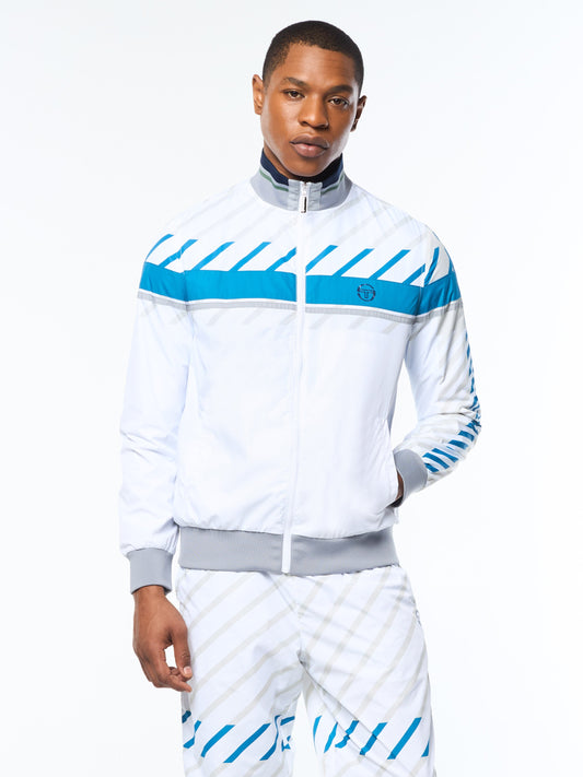 Quadretto Track Jacket- Brilliant White