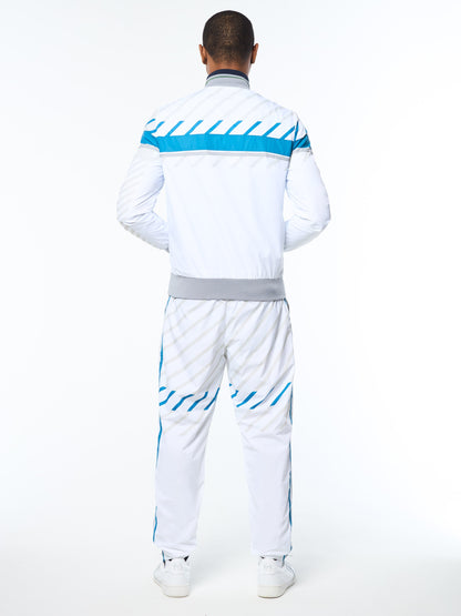 Quadretto Track Jacket- Brilliant White