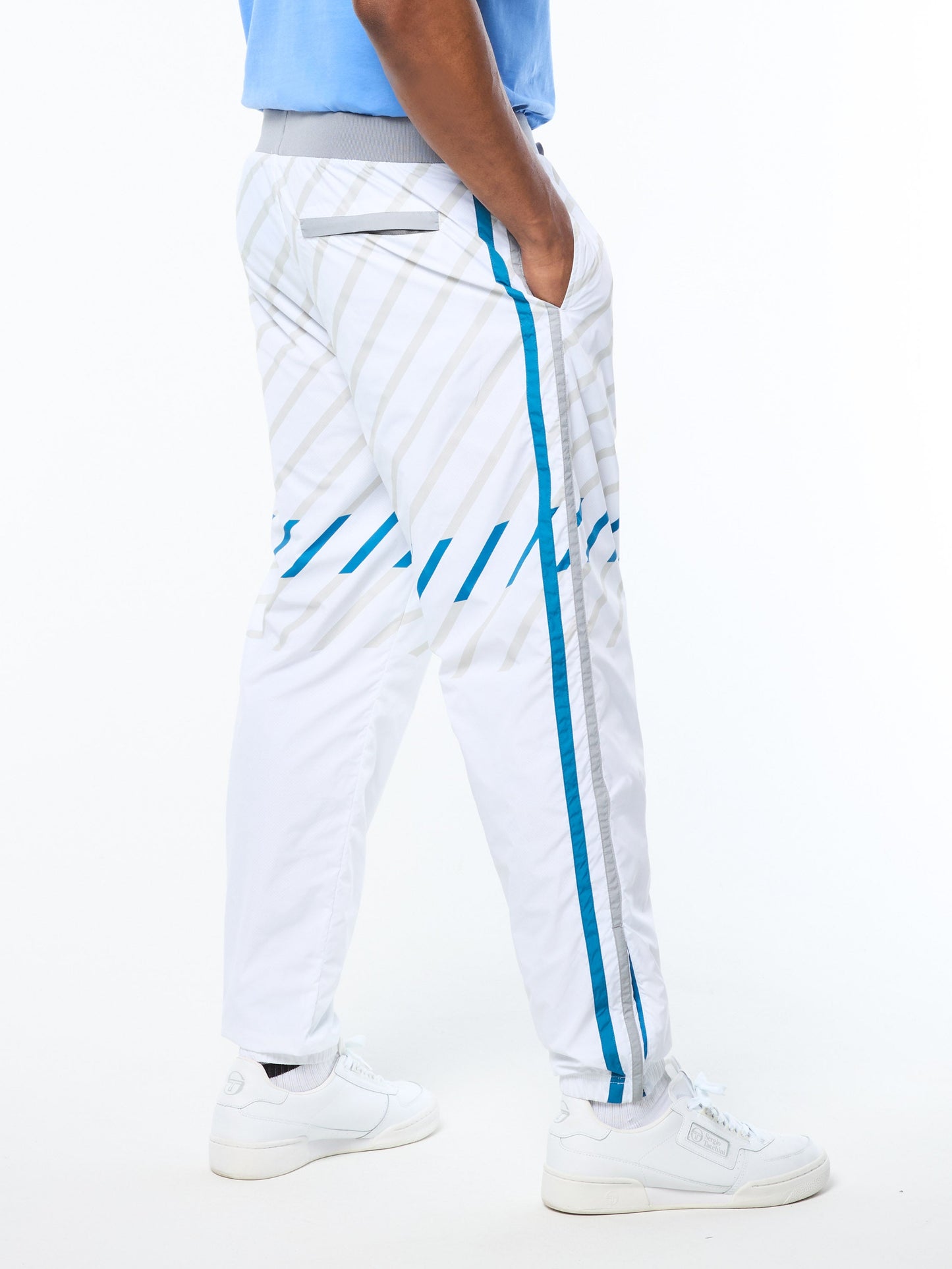 Quadretto Track Pant- Brilliant White