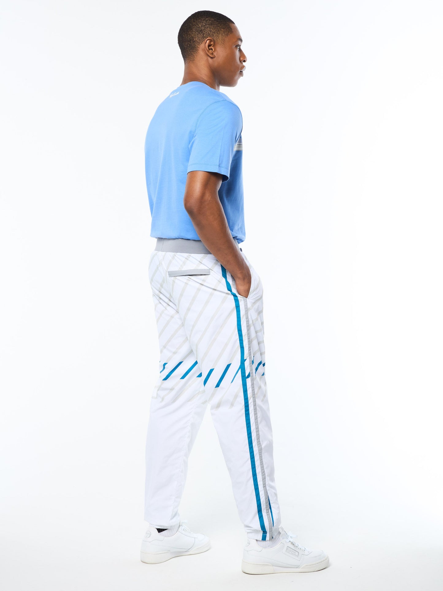 Quadretto Track Pant- Brilliant White