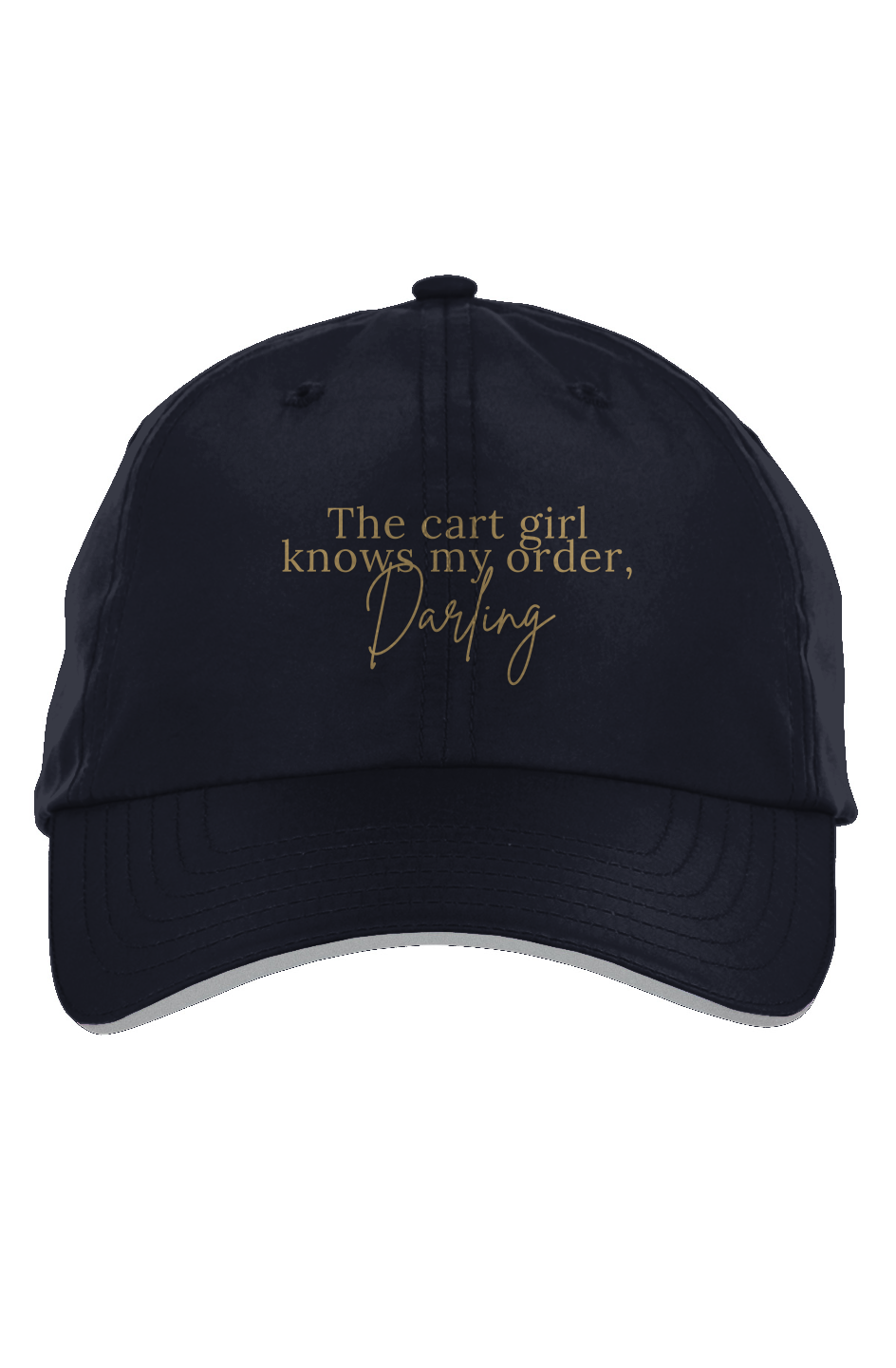 black hat says Cart Girl 