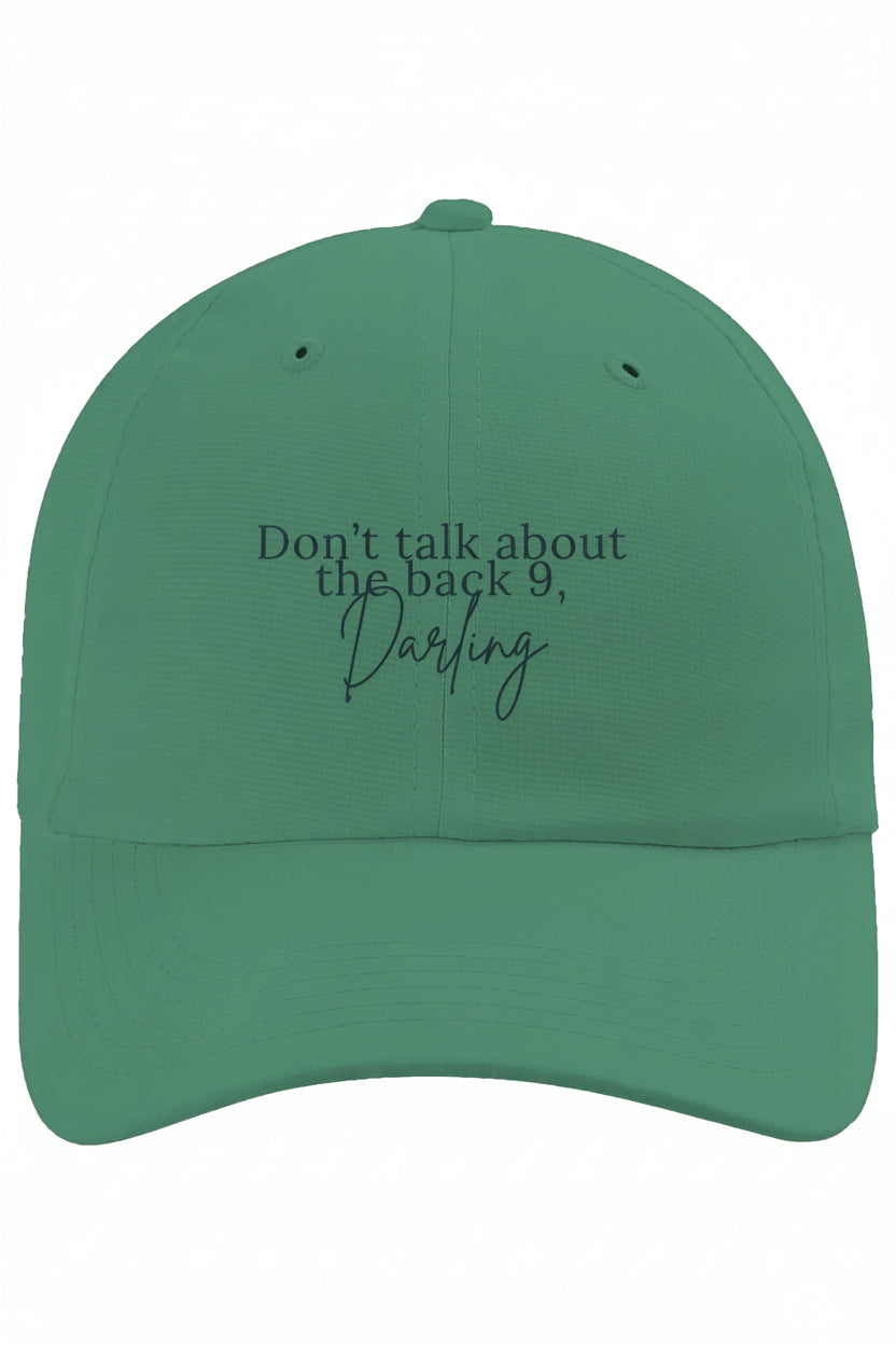 Don't Talk About the Back Nine, Darling performance hat