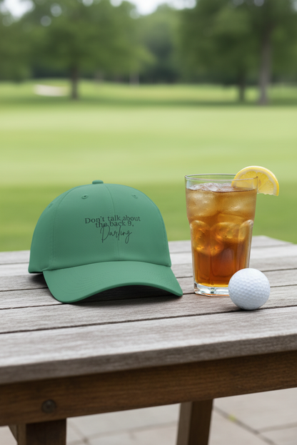 Don't Talk About the Back Nine, Darling performance hat