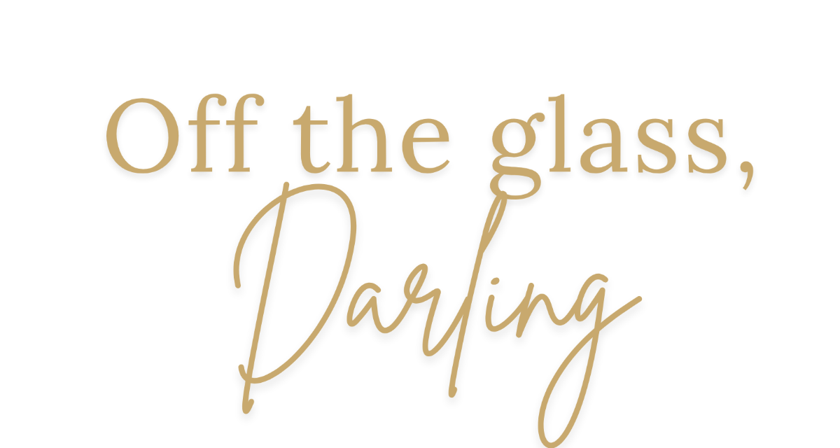 saying off the glass