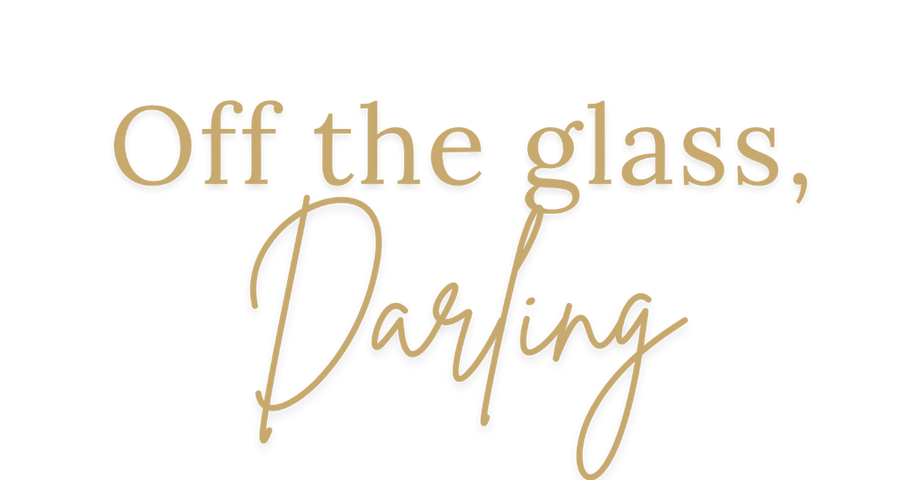 saying off the glass
