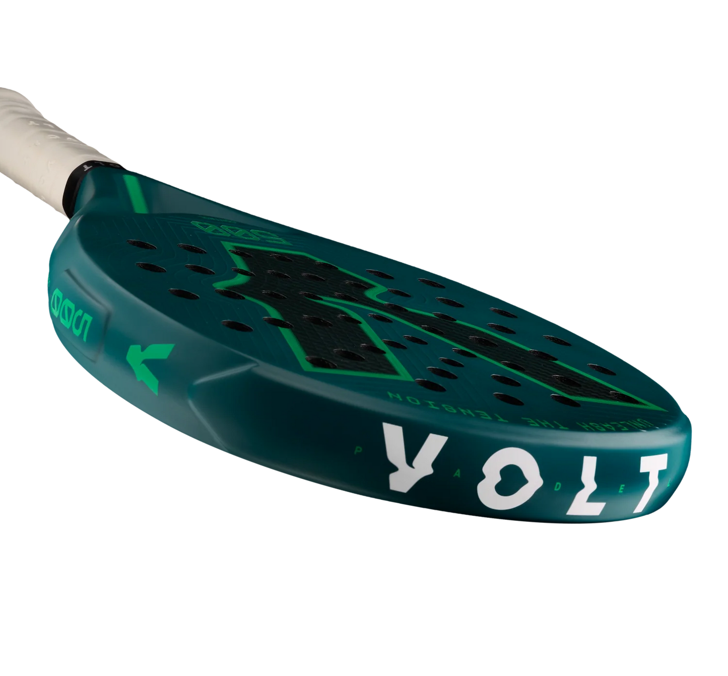 Green paddle with 'VOLT' branding on a white background
