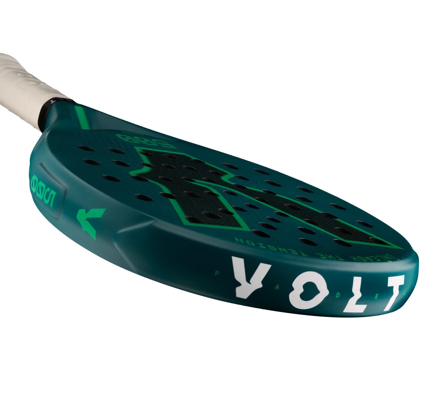 Green paddle with 'VOLT' branding on a white background